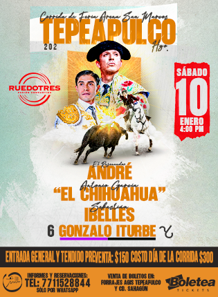 CORRIDA DE FERIA TEPEAPULCO 